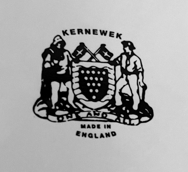 Kernewek Teapot Made In England pottery stamp