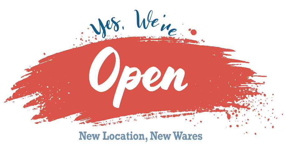 Image saying we are Open at new location